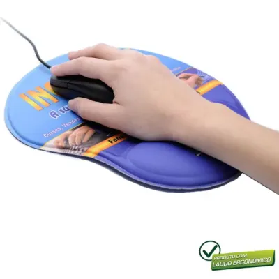 Mouse pad ergonômico personalizado