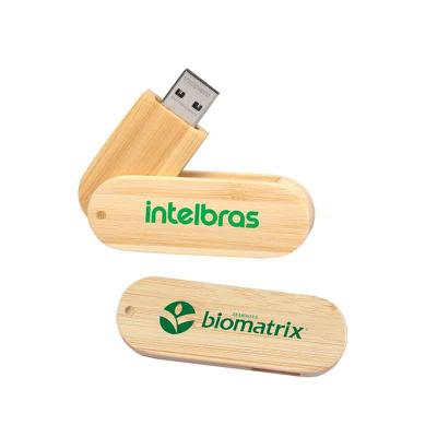 Pen Drive ecológico giratório personalizado