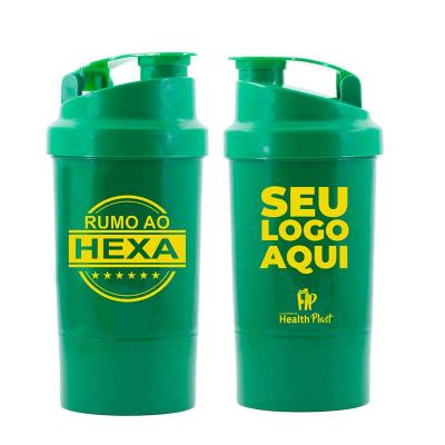 Coqueteleira Dupla Verde e Amarela