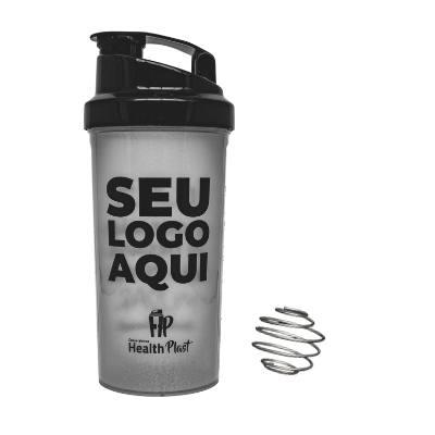 Coqueteleira Personalizada Fumê com Misturador