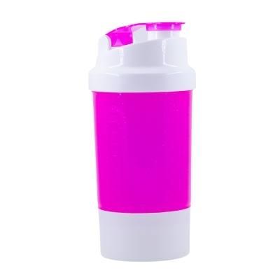 Double Shaker Pink com Branco