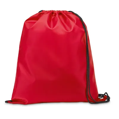Sacola tipo mochila 210D Vermelha