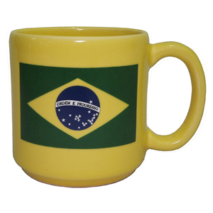 Caneca amarela 360 ml.